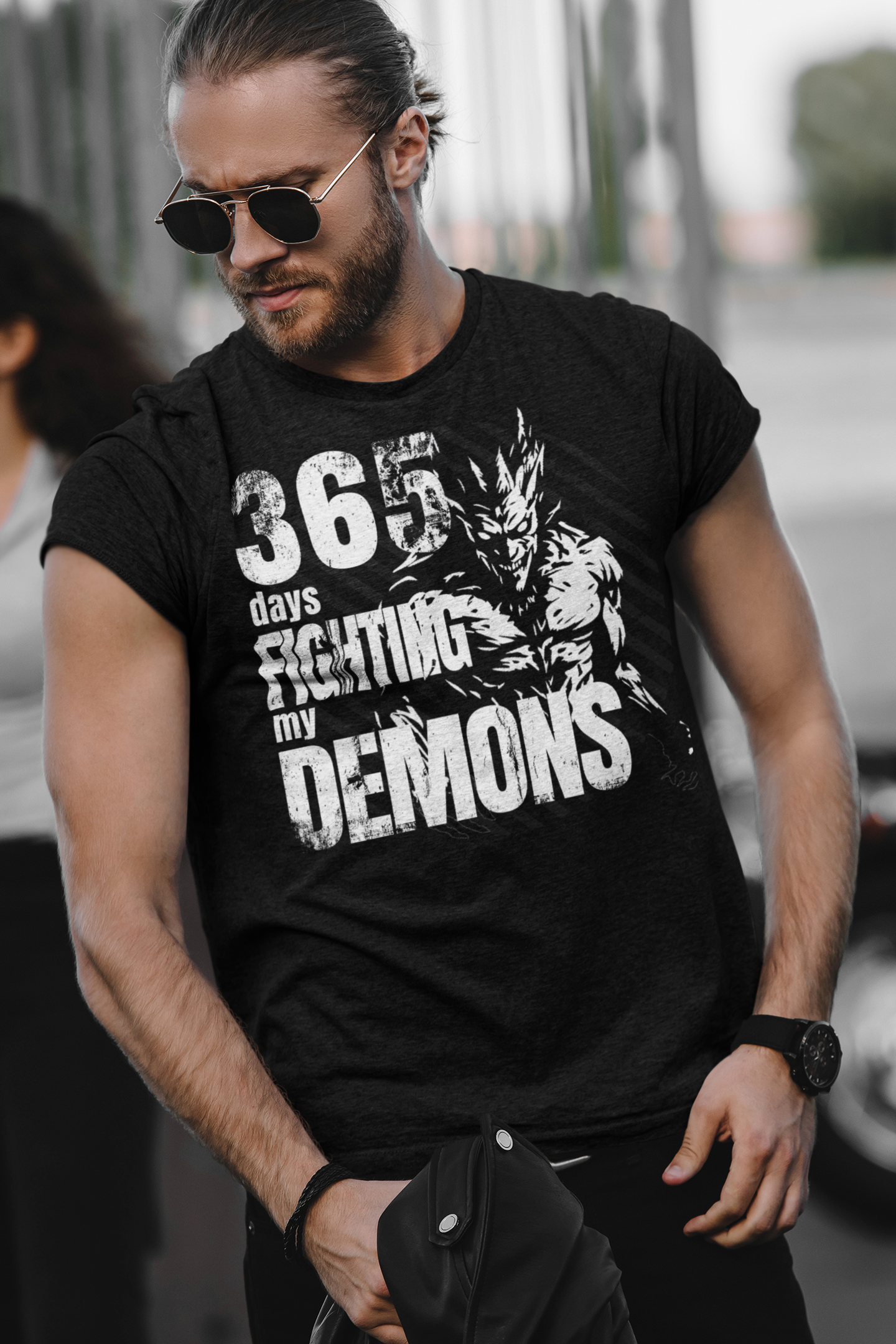 365 days fighting my Demons Short-Sleeve Unisex T-Shirt