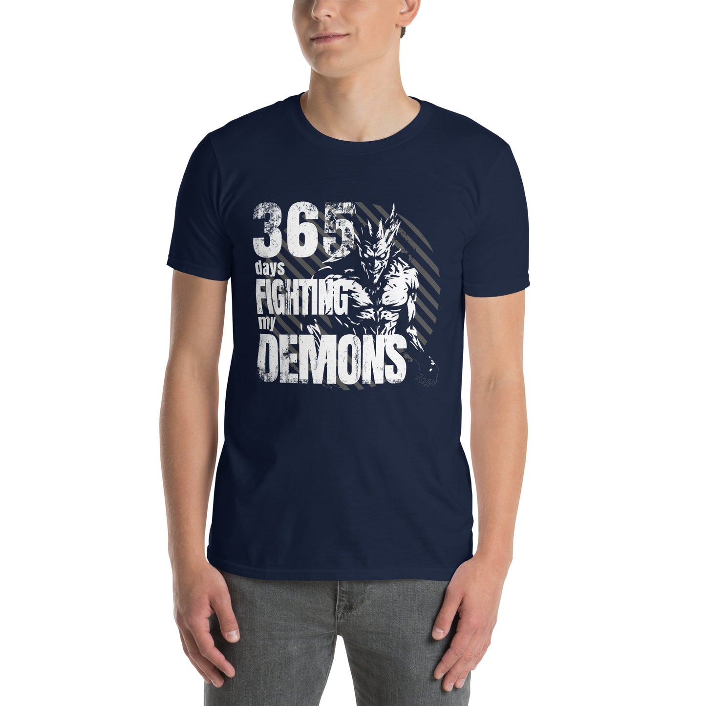 365 days fighting my Demons Short-Sleeve Unisex T-Shirt